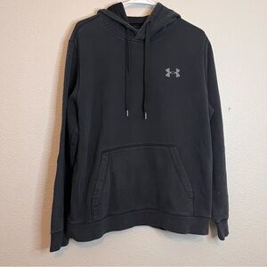 Under Armour Black Men's Fitted Hoodie Coldgear size Large
